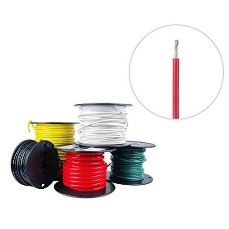 25 Feet 2 AWG Tinned Copper Marine Wire Red T684