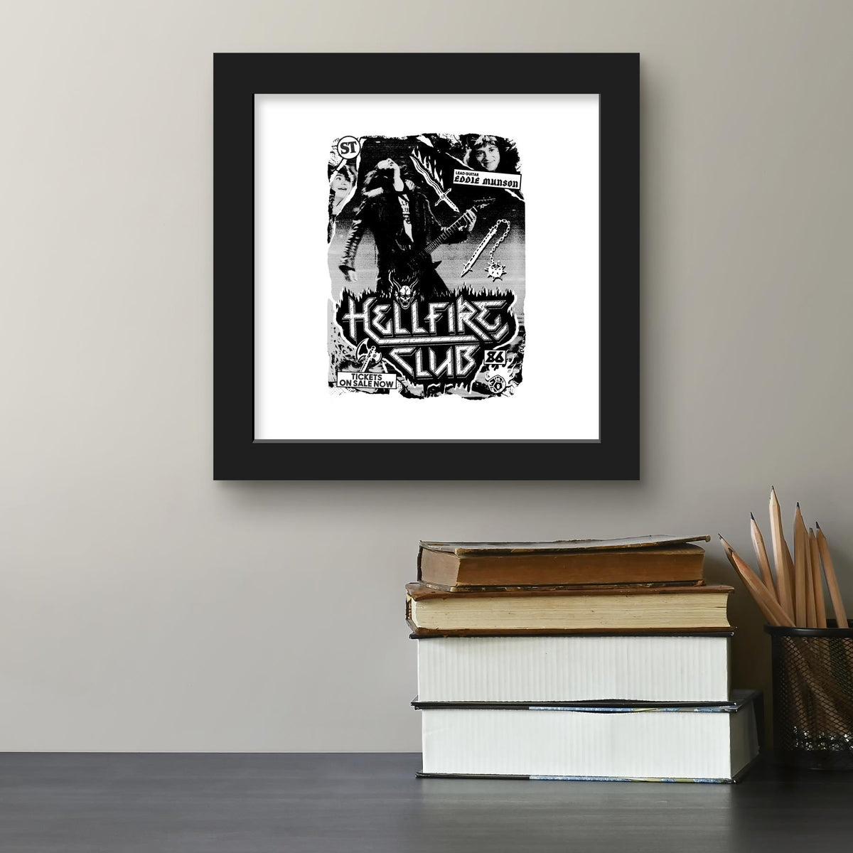 Black Framed Wall Art, 12" x 12" K39878