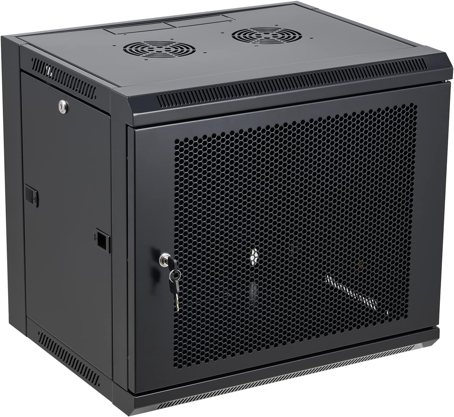 Wall Mount Server Cabinet Network Rack Vented Enclosure Locking Door T7295