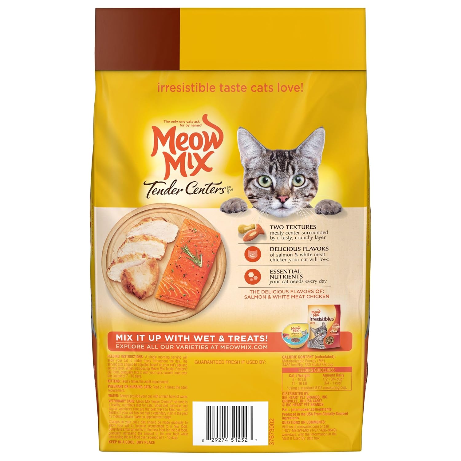 Salmon & Chicken Dry Cat Food, 3 Pound M18871