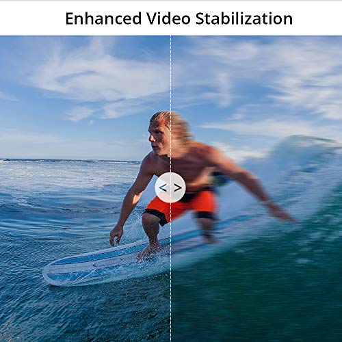 4K30fps Action Camera with 256GB MicroSDXC U3 Memory Card F106