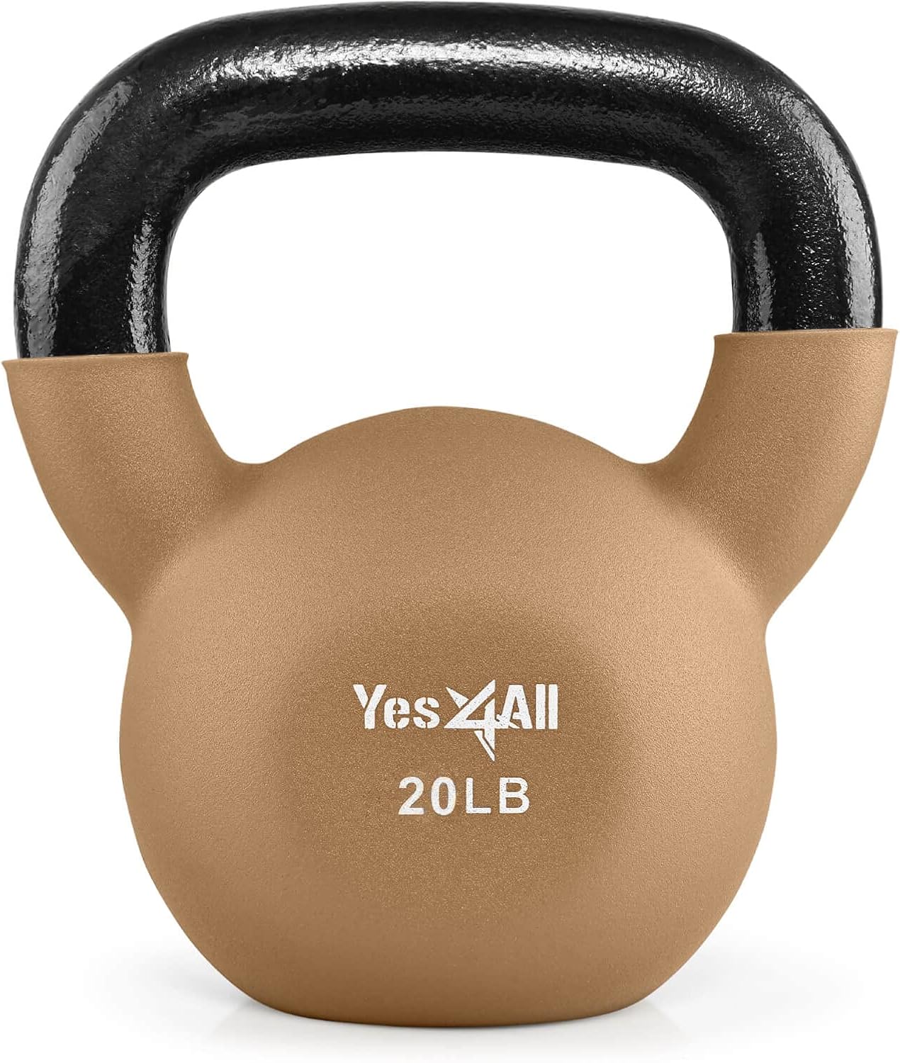 Neoprene Coated Kettlebell Weights, Pack of 2 F341
