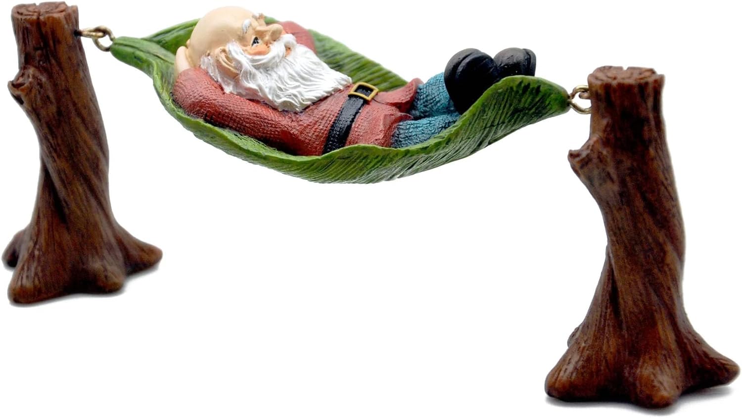 Multicolor Resin Miniature Gnome Figurine Y507