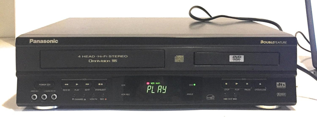 Black DVD-VCR Combo E112