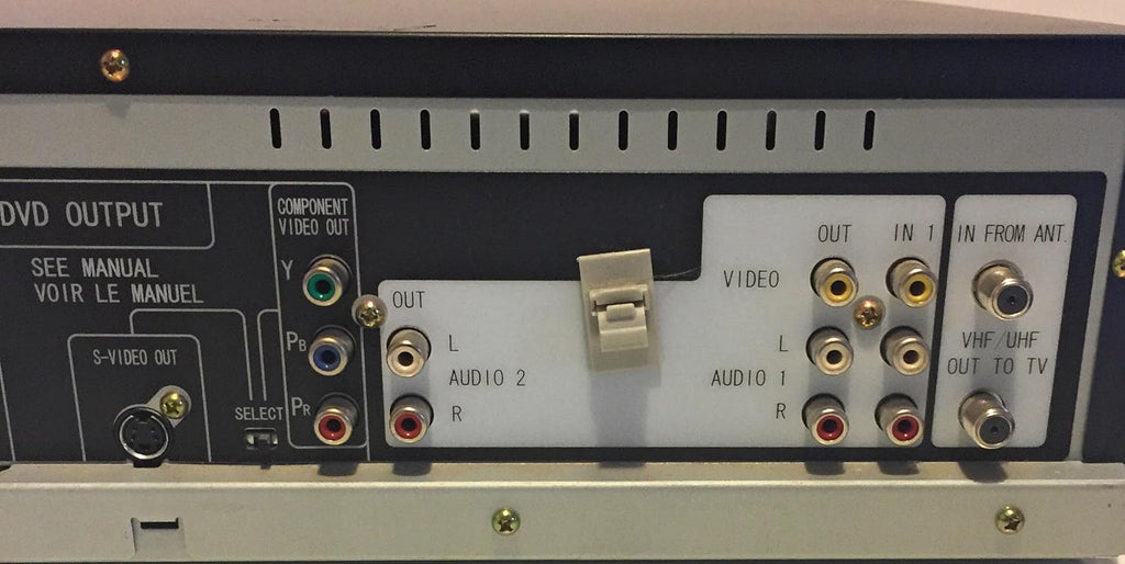 Black DVD-VCR Combo E112