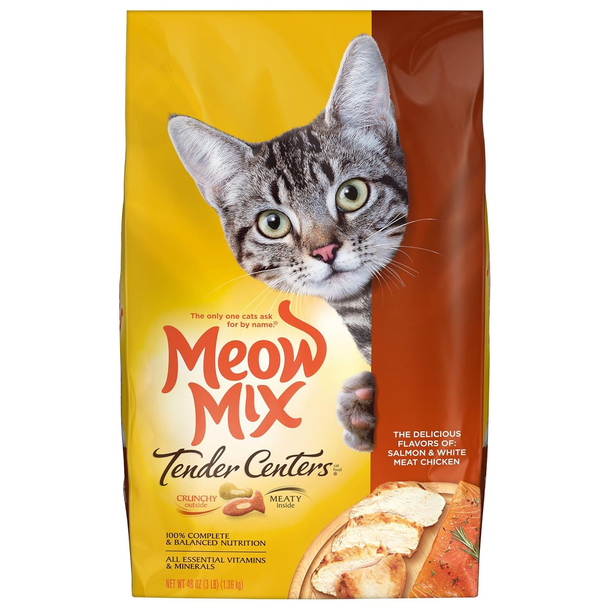 Salmon & Chicken Dry Cat Food, 3 Pound M18871