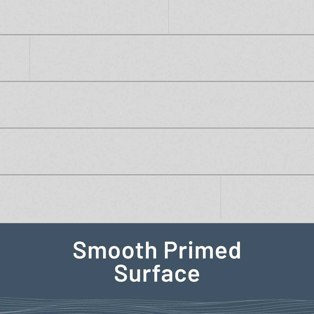 1 in. x 8 in. x 8 ft. Primed White Smooth Pine Shiplap Board X5539