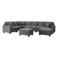 Fabric Reversible Sectional Sofa T147908