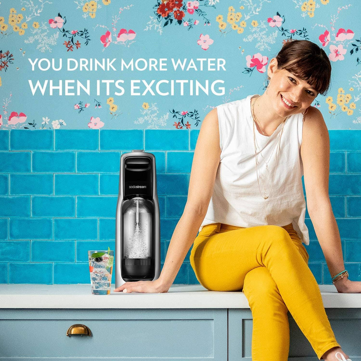 Black Silver Soda Maker K54426