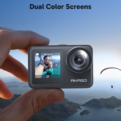 4K30fps Action Camera with 256GB MicroSDXC U3 Memory Card F106