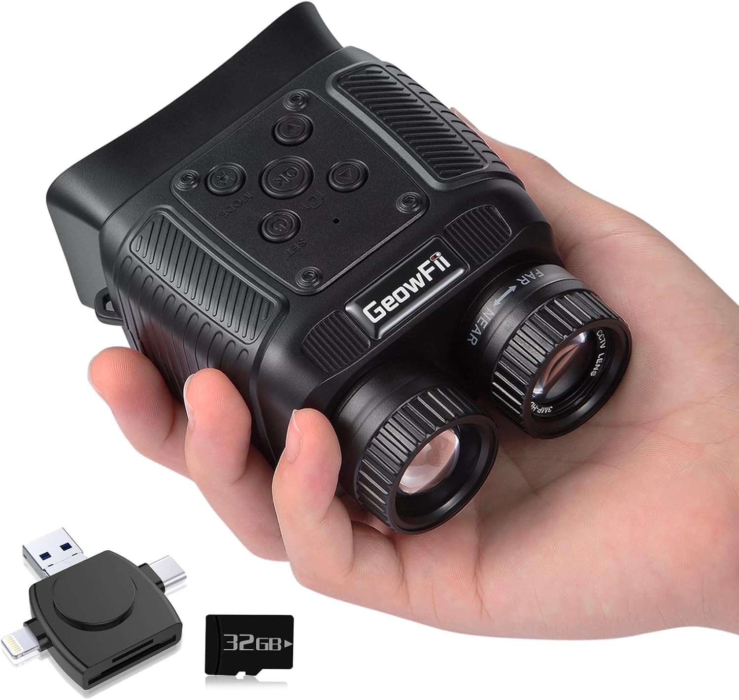 Mini Digital Night Vision Binoculars with 8X Digital Zoom 2000mAh Battery V95455