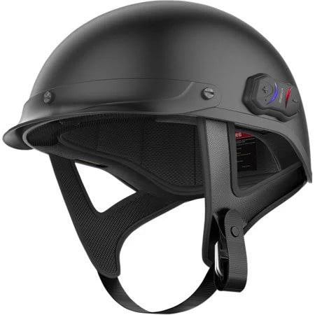 Black Solid Smart Helmet, Size: Small K2352
