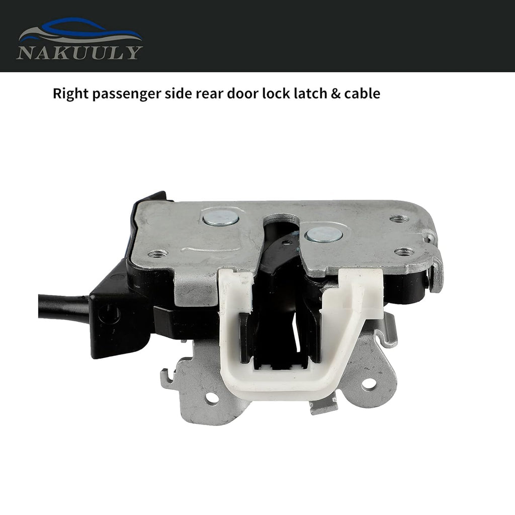 Rear Door Lock Latch & Cable Assembly Pack of 2 Z9927