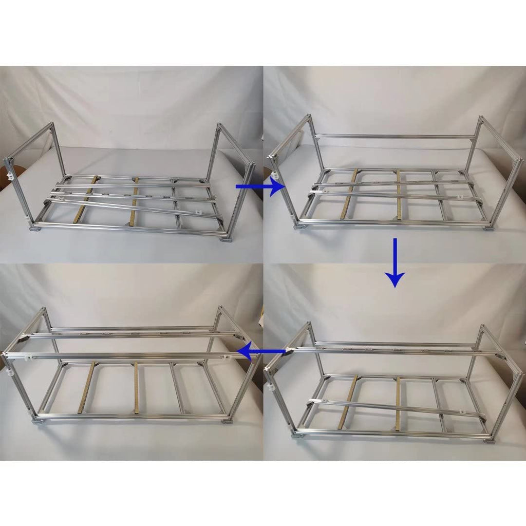 8 PCIe Mining Rig Frame Open Case Q6034