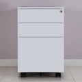 White 3-Drawer Lateral Filing Cabinet D403