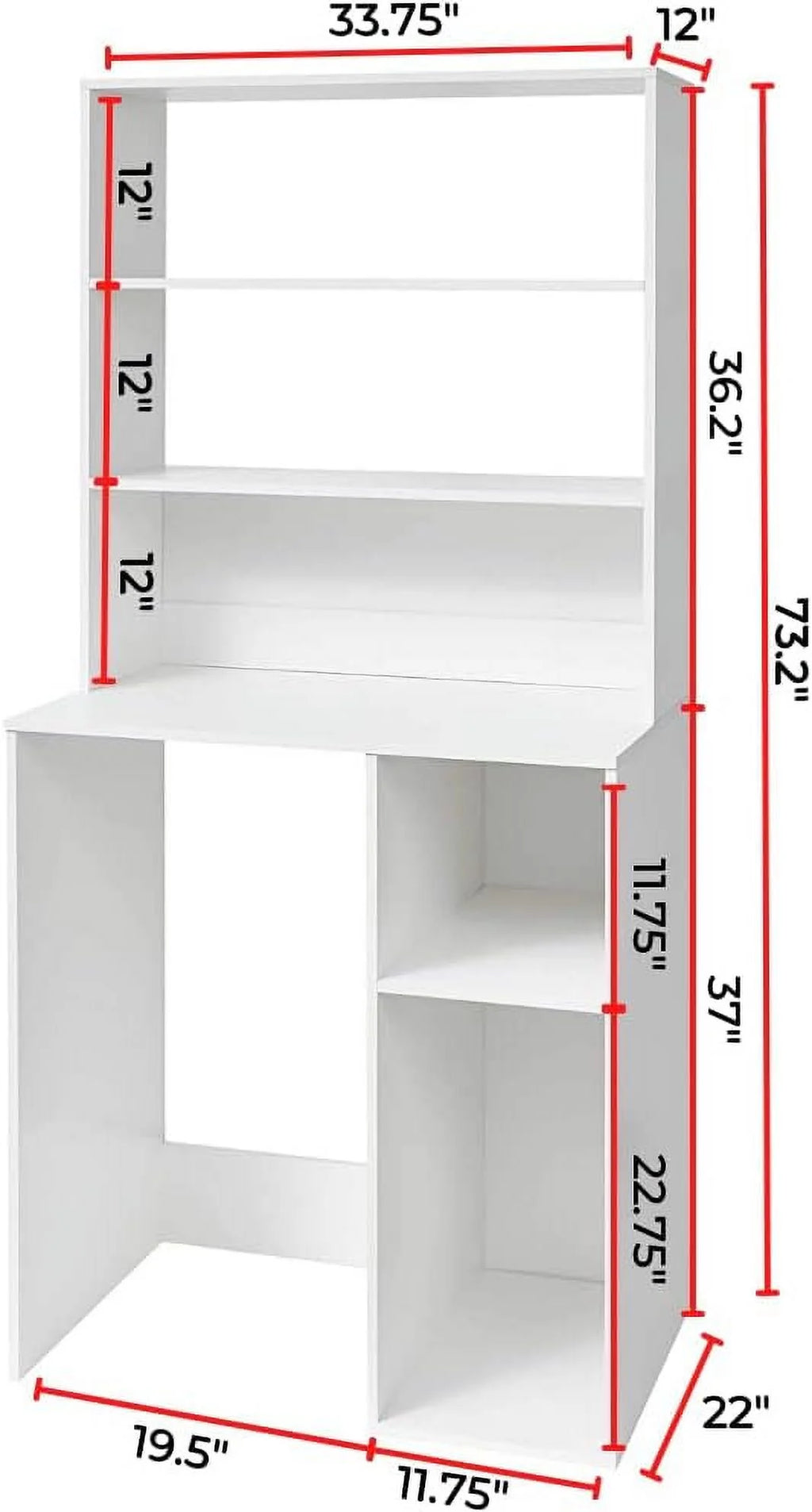 White Mini Fridge Dorm Station with Top E6109