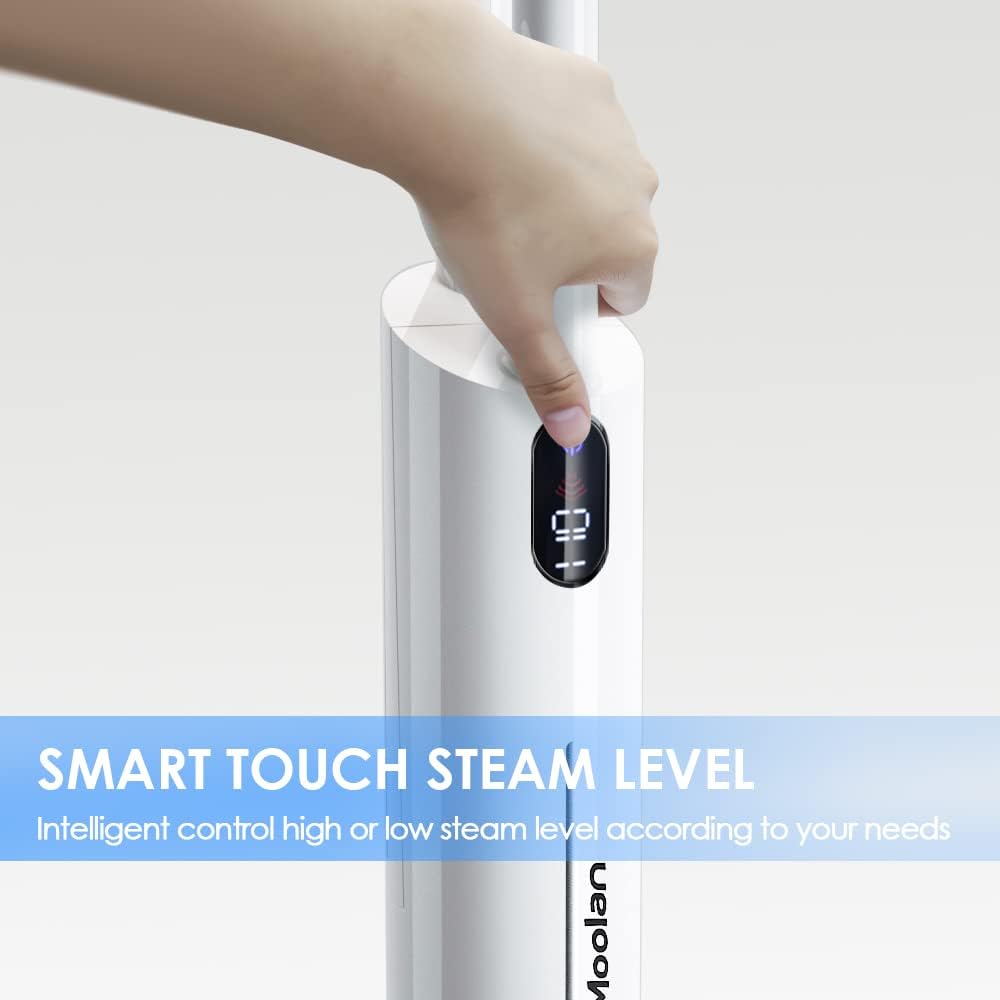 12-in-1 Steam Mop Floor Cleaner with LCD Temperature Digital Display R54617