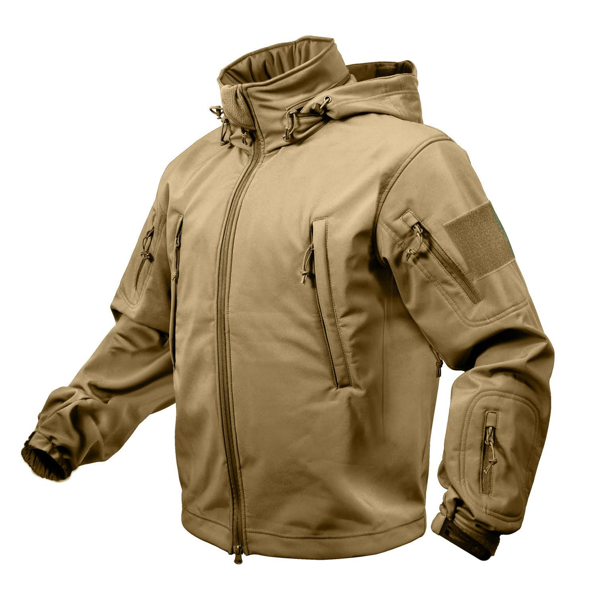 Coyote Brown Tactical Soft Shell Jacket H2445