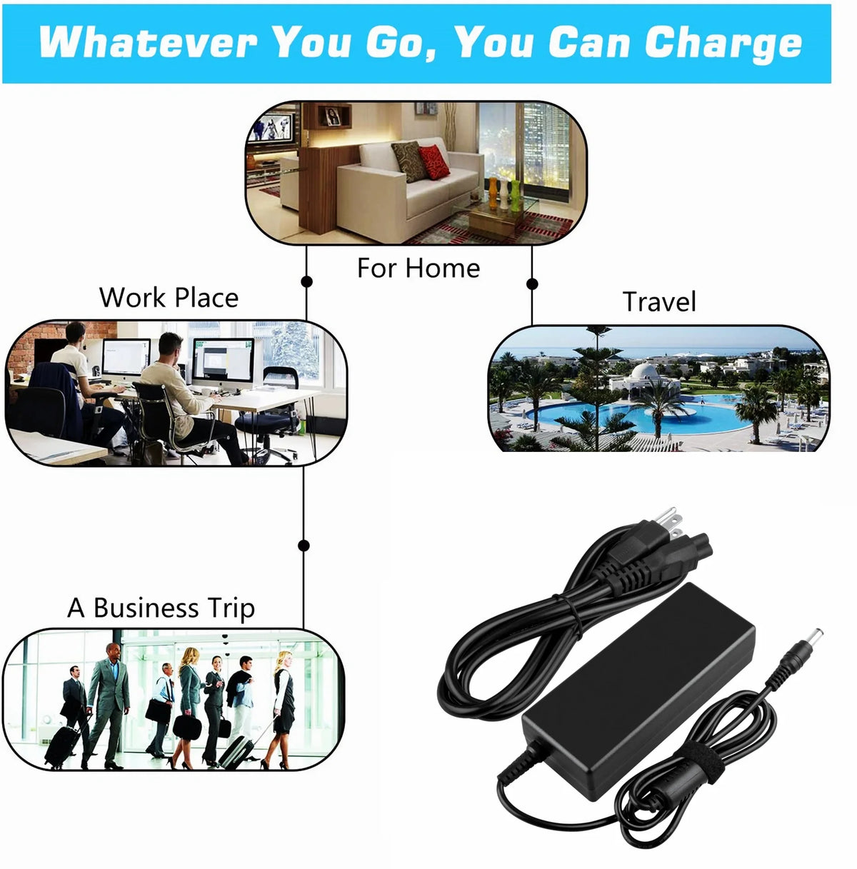 AC/DC Adapter Charger for Folding Scooter G872229