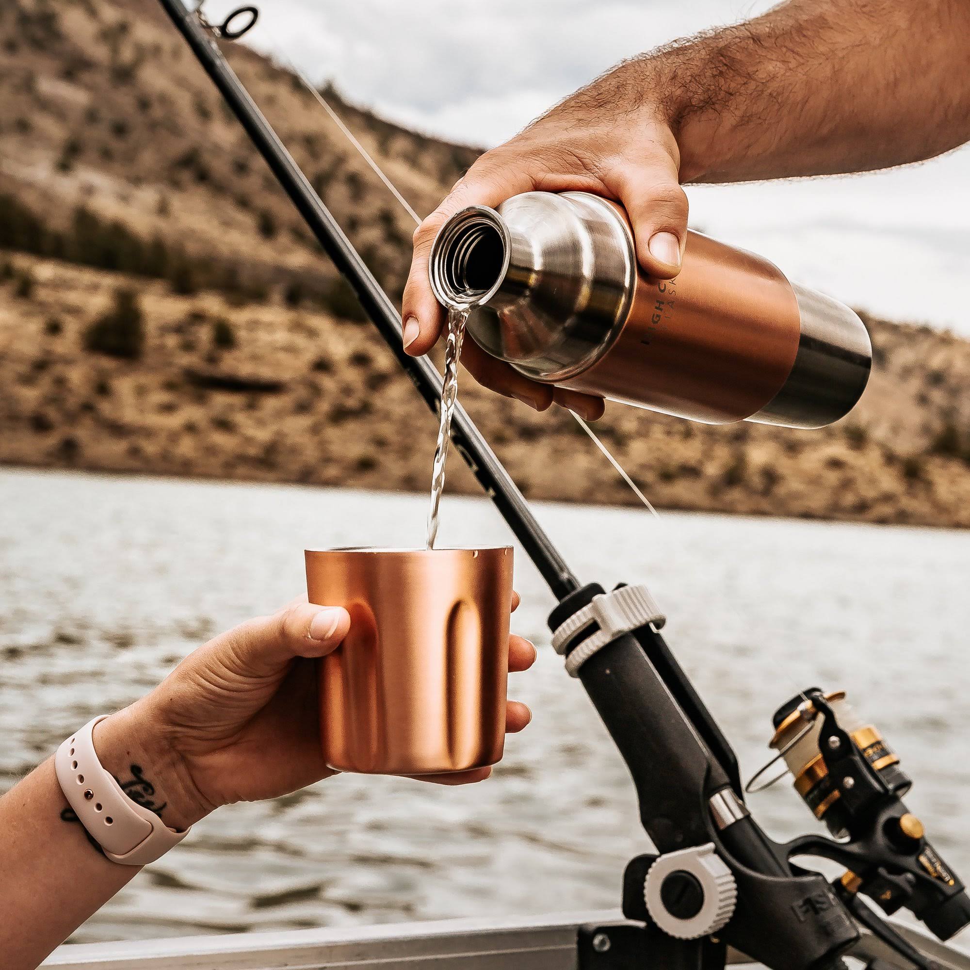 Firelight Flask Brushed Stainless, 750ml Q4356
