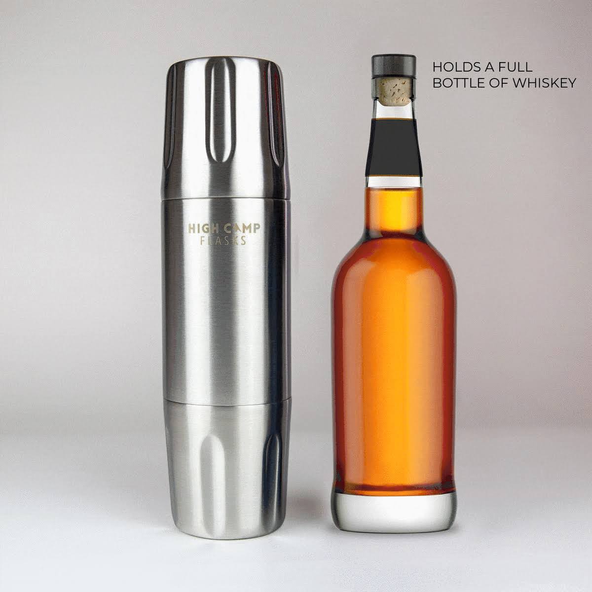 Firelight Flask Brushed Stainless, 750ml Q4356