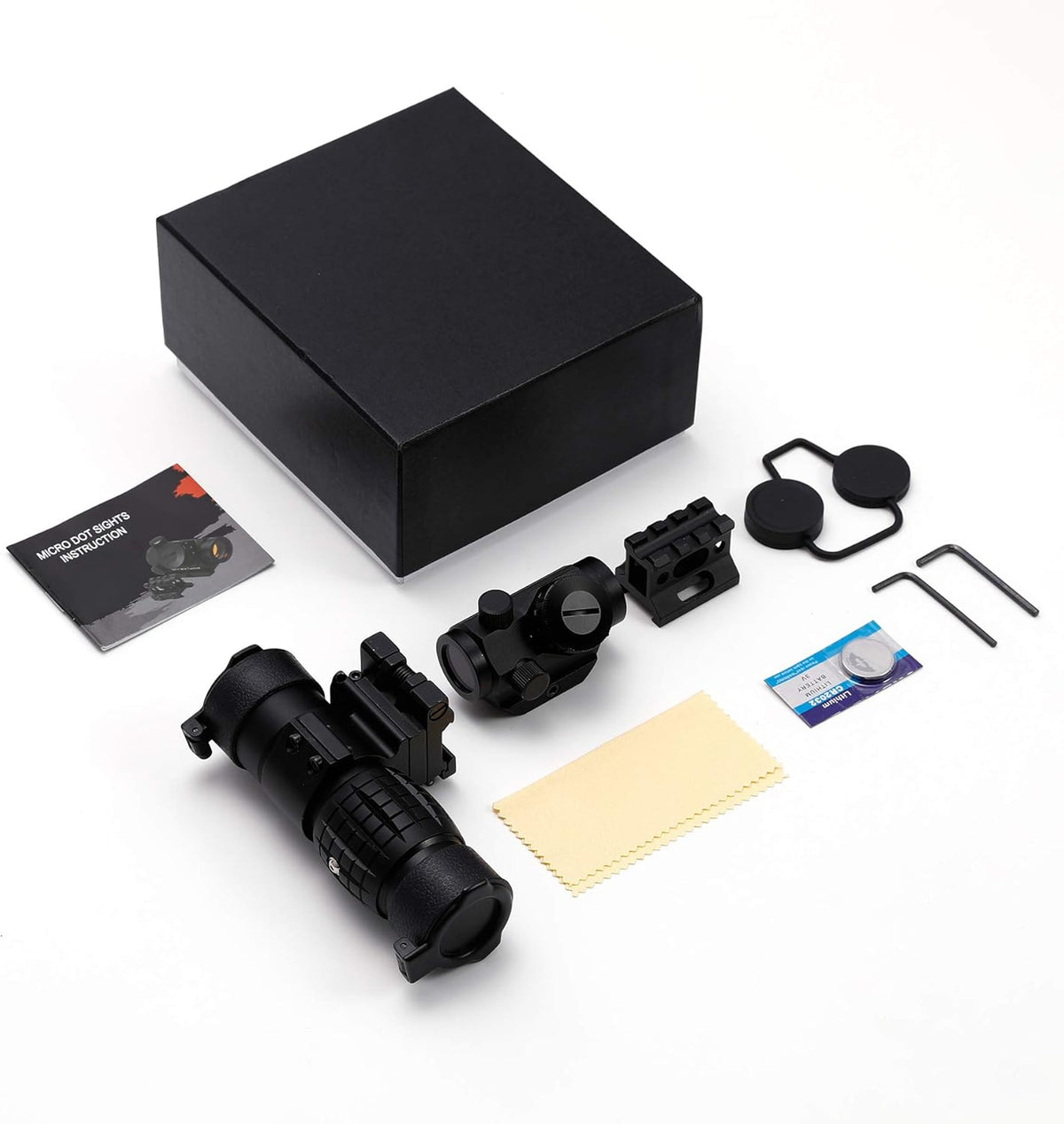 Tactical 3-4 MOA Red Dot Sight with 3X Magnifier Combo N91128