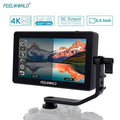 5.5 inch On-Camera Field Monitor Kit with Sunshade Tilt Arm Support 4K HD Input & Output G3945
