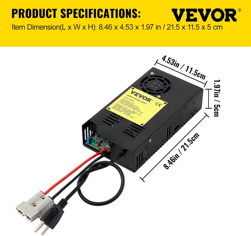RV Power Converter Charger 500W 30 Amp C8234