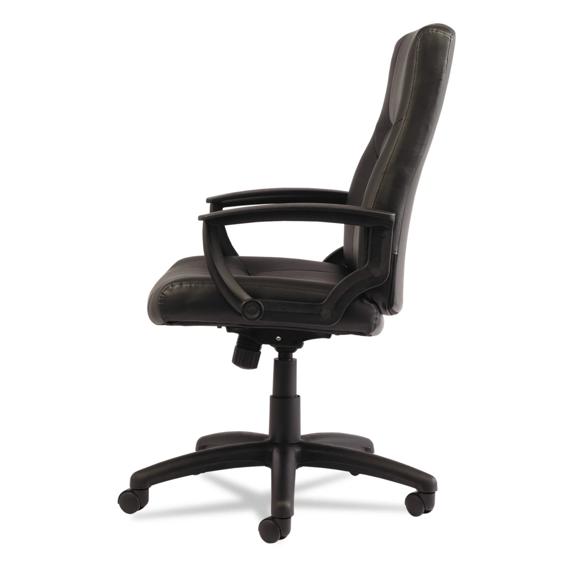 Executive High-Back Swivel/Tilt Bonded Leather Chair, Black G550