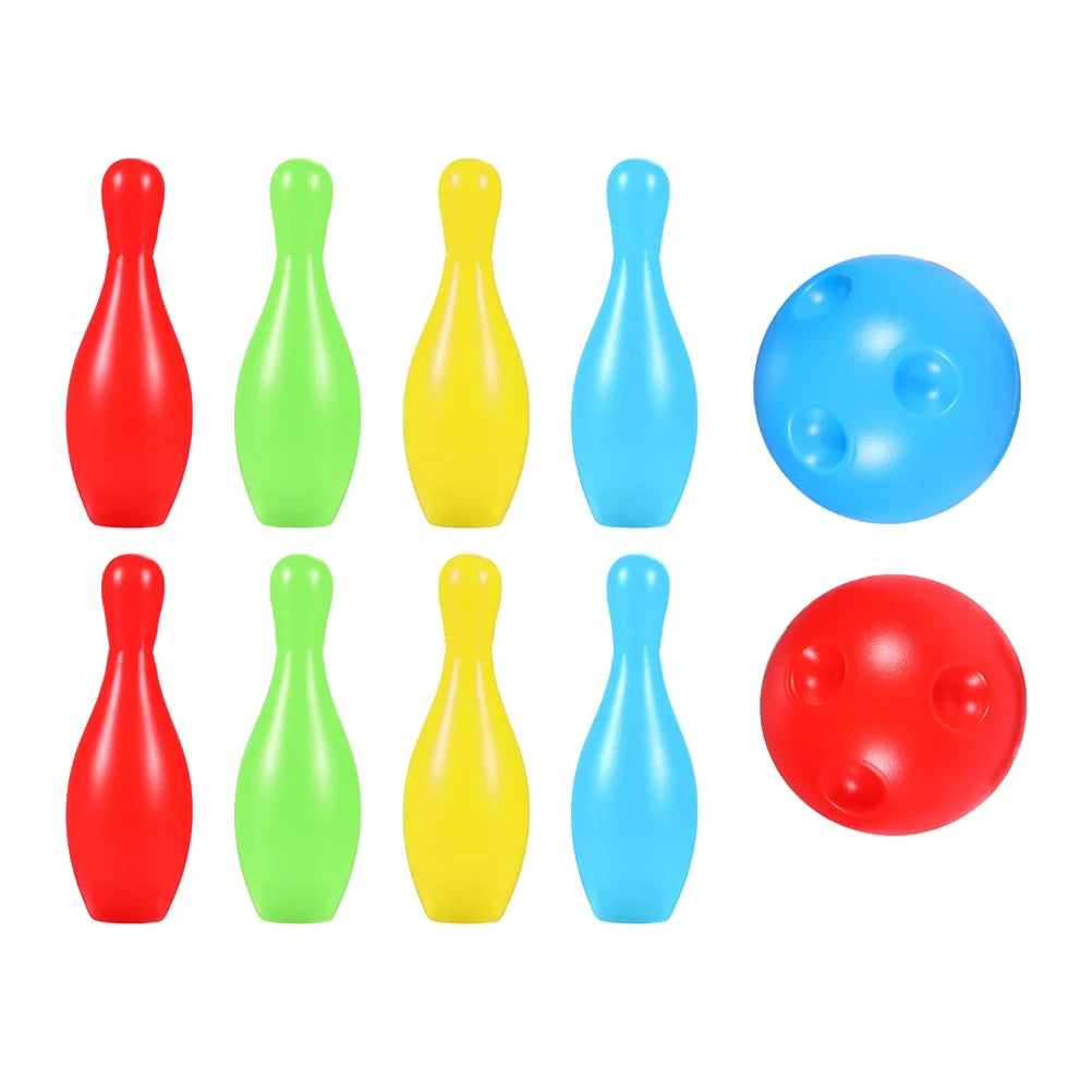 Bowling Game Set Kids Toys Indoor Outdoor I31487
