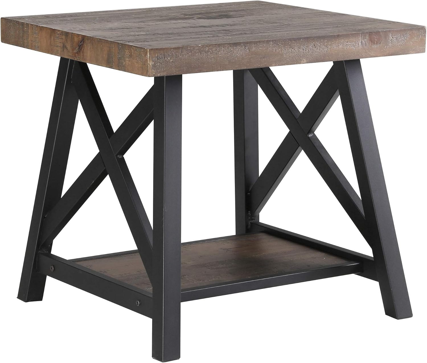 Rustic Oak Accent Table H7529