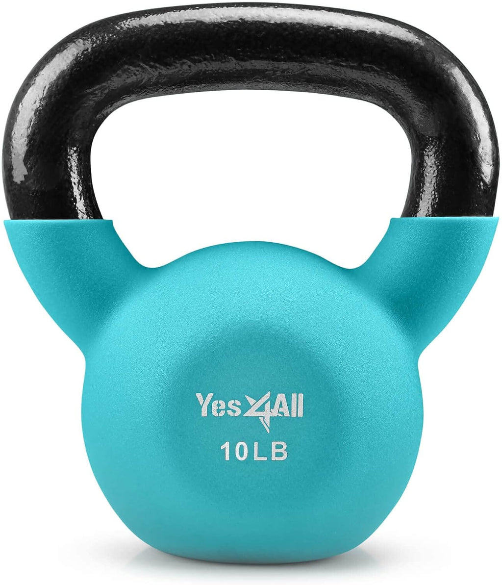 Neoprene Coated Kettlebell Weights, Pack of 2 F341