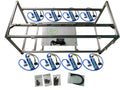 8 PCIe Mining Rig Frame Open Case Q6034