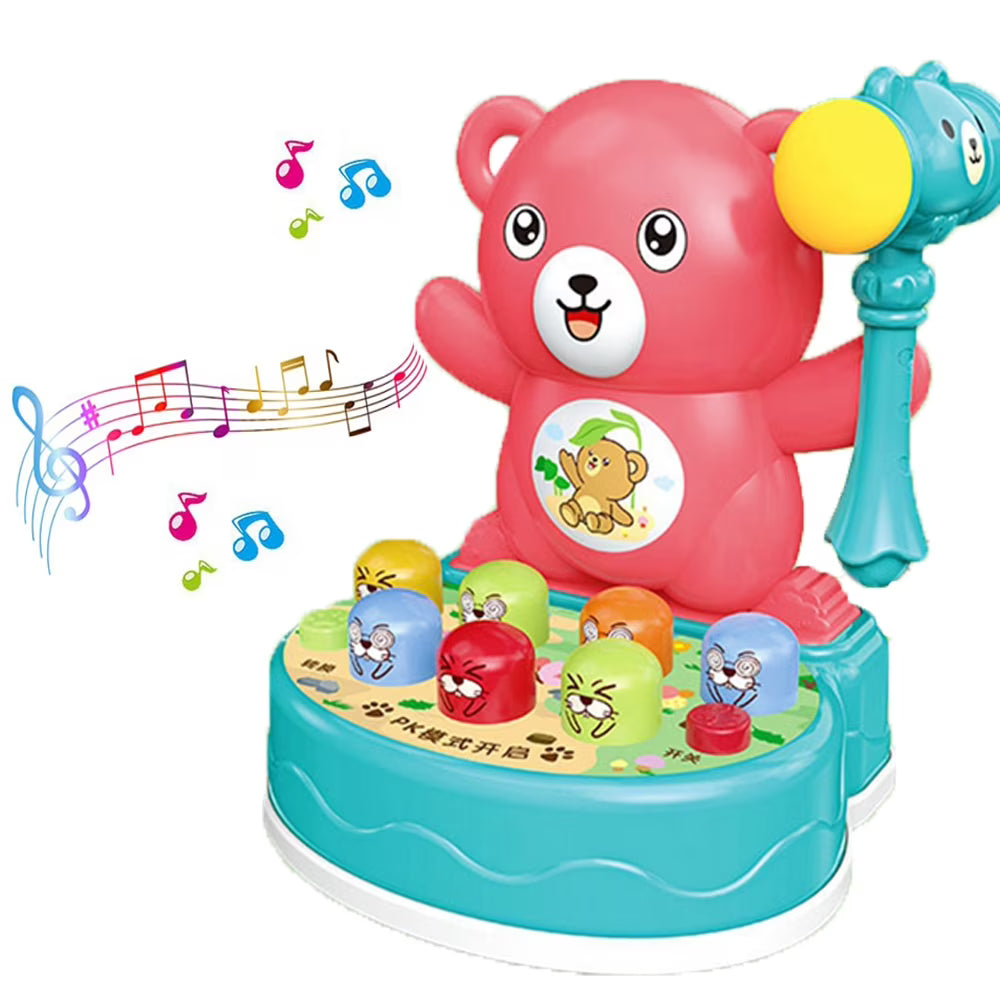 Hammering and Pounding Toys Desktop Hitting Hamster Game Toy W186082