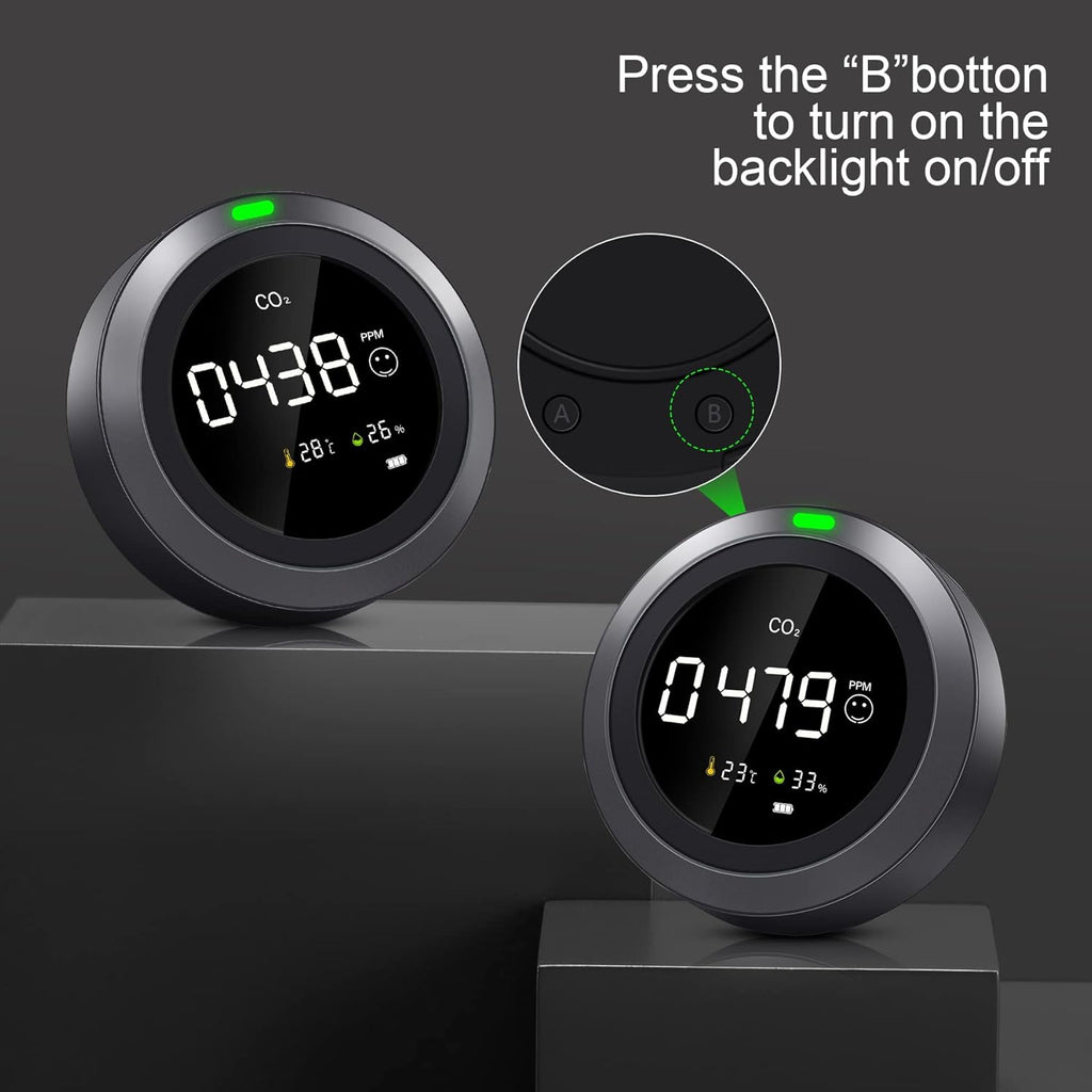 3-in 1 Indoor Air Quality Monitor with NDIR Sensor O17501