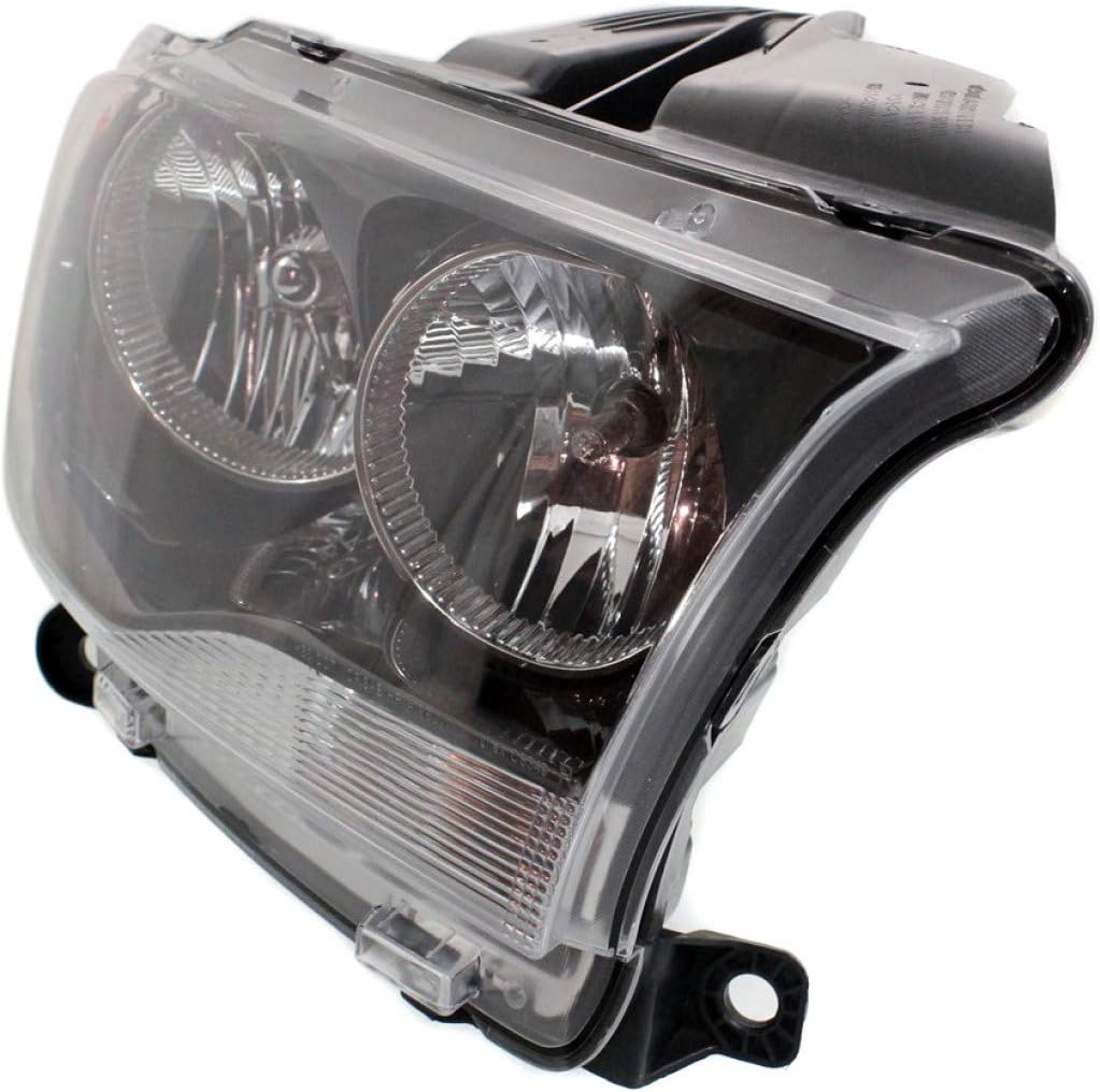 Headlight Assembly for Dodge Durango Passenger Side Black Housing F4460