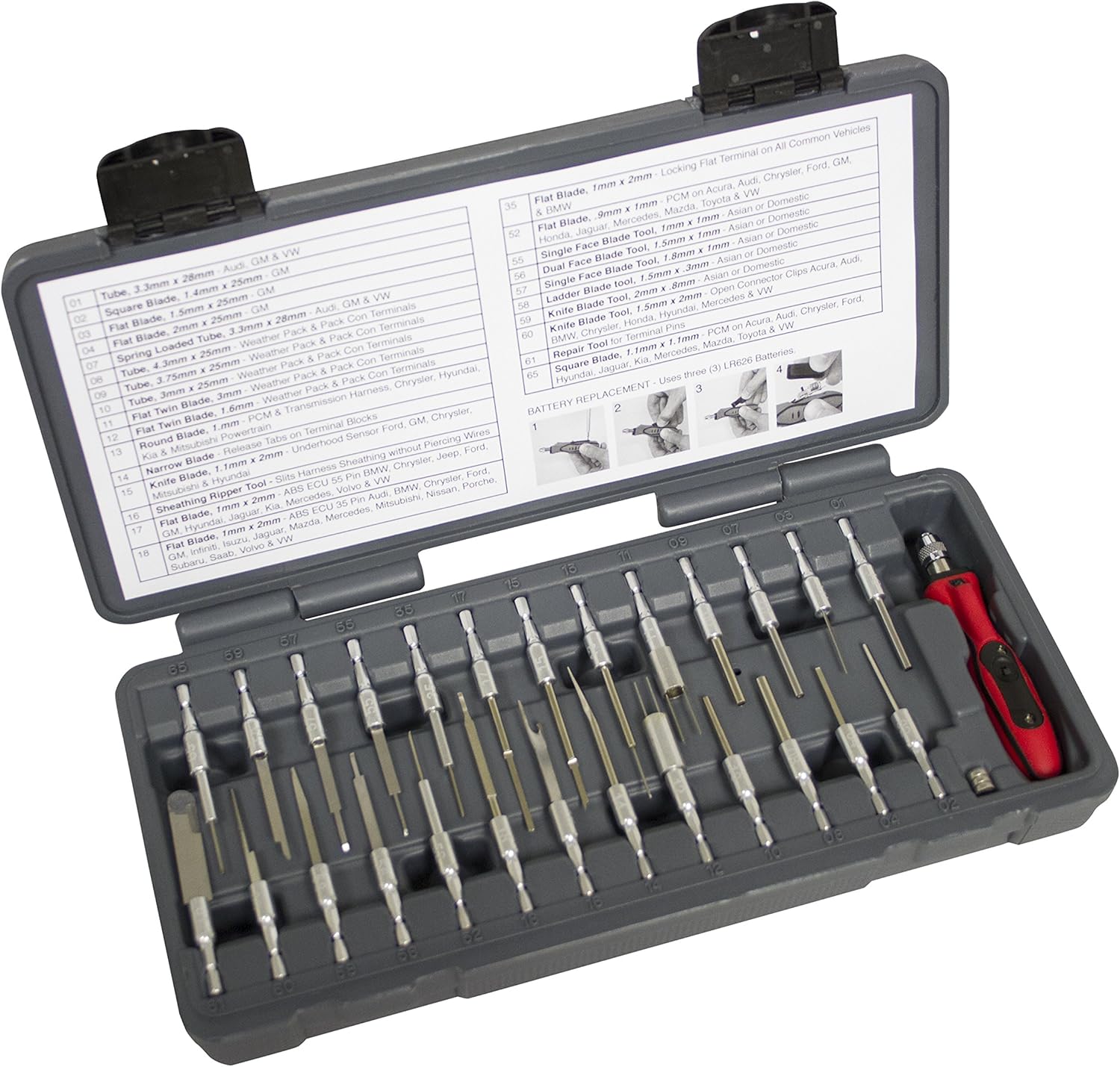 27pc LED Terminal Tool Set U771269