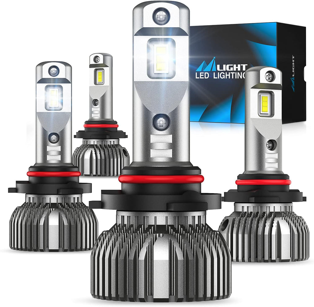9005 9006 Combo LED Headlight Kit, 6500k Cool White IP67 Pack of 2 A3588