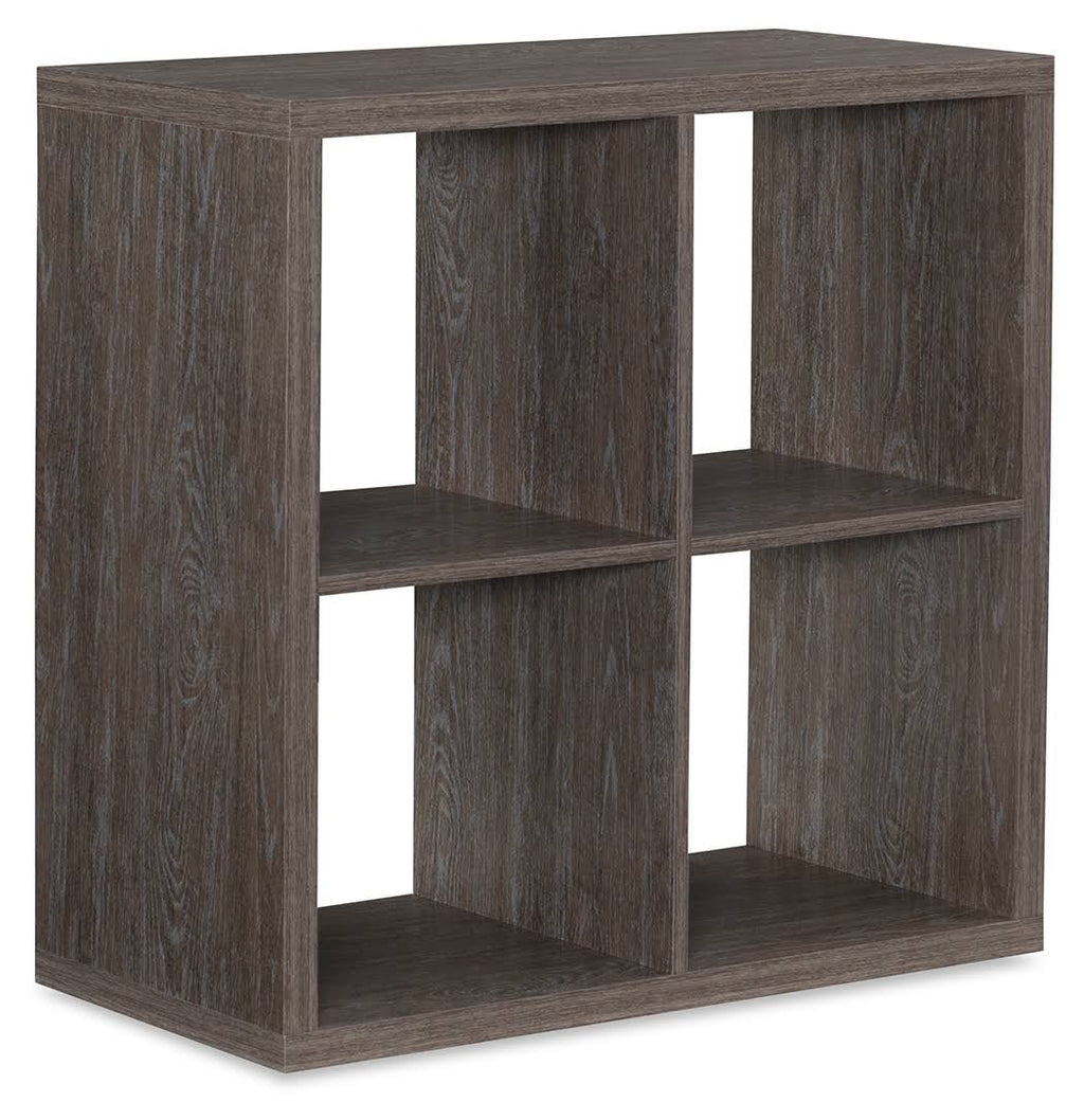 Gray Wood Storage Cabinet D889108