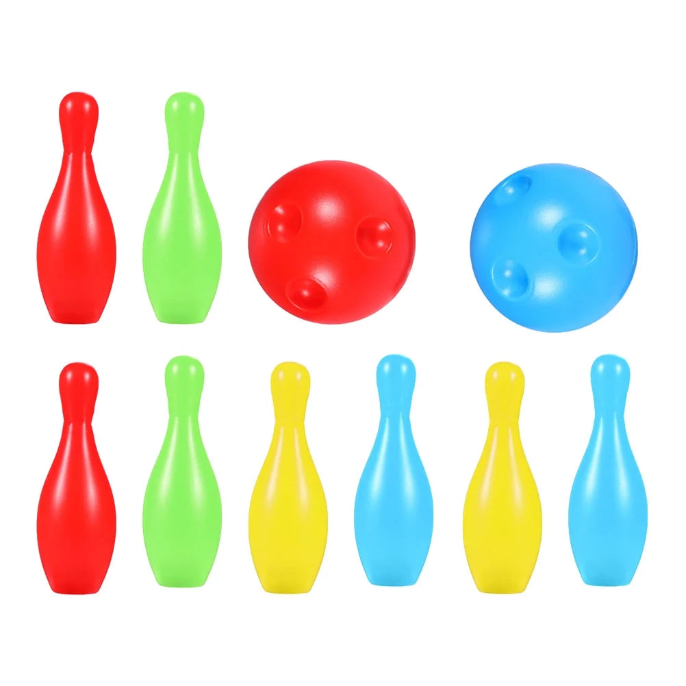 Bowling Game Set Kids Toys Indoor Outdoor I31487